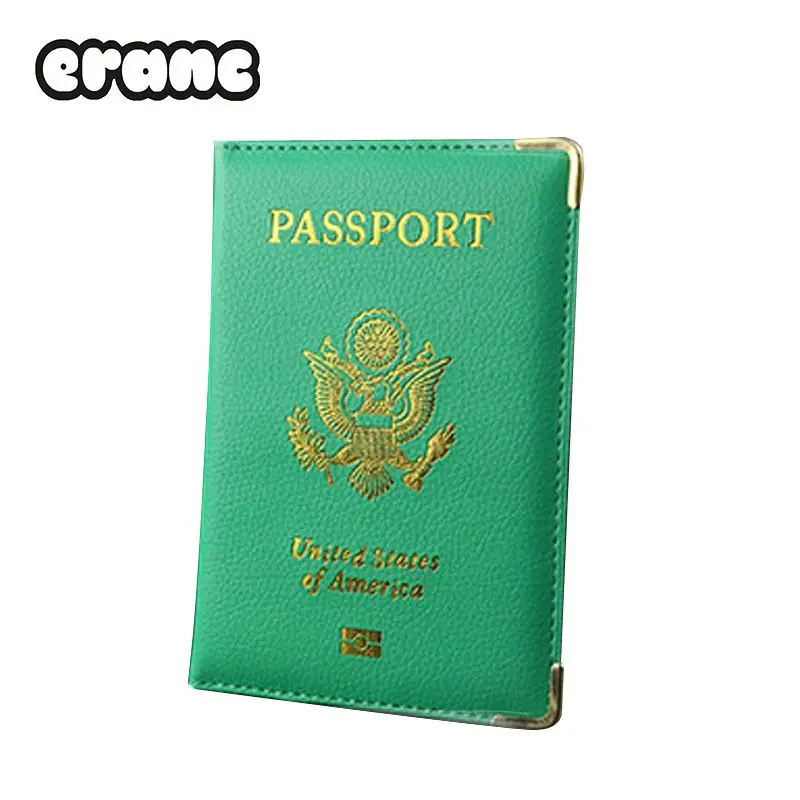 Leather Travel Cute Women Passport Case US Passport Holder Girls Women