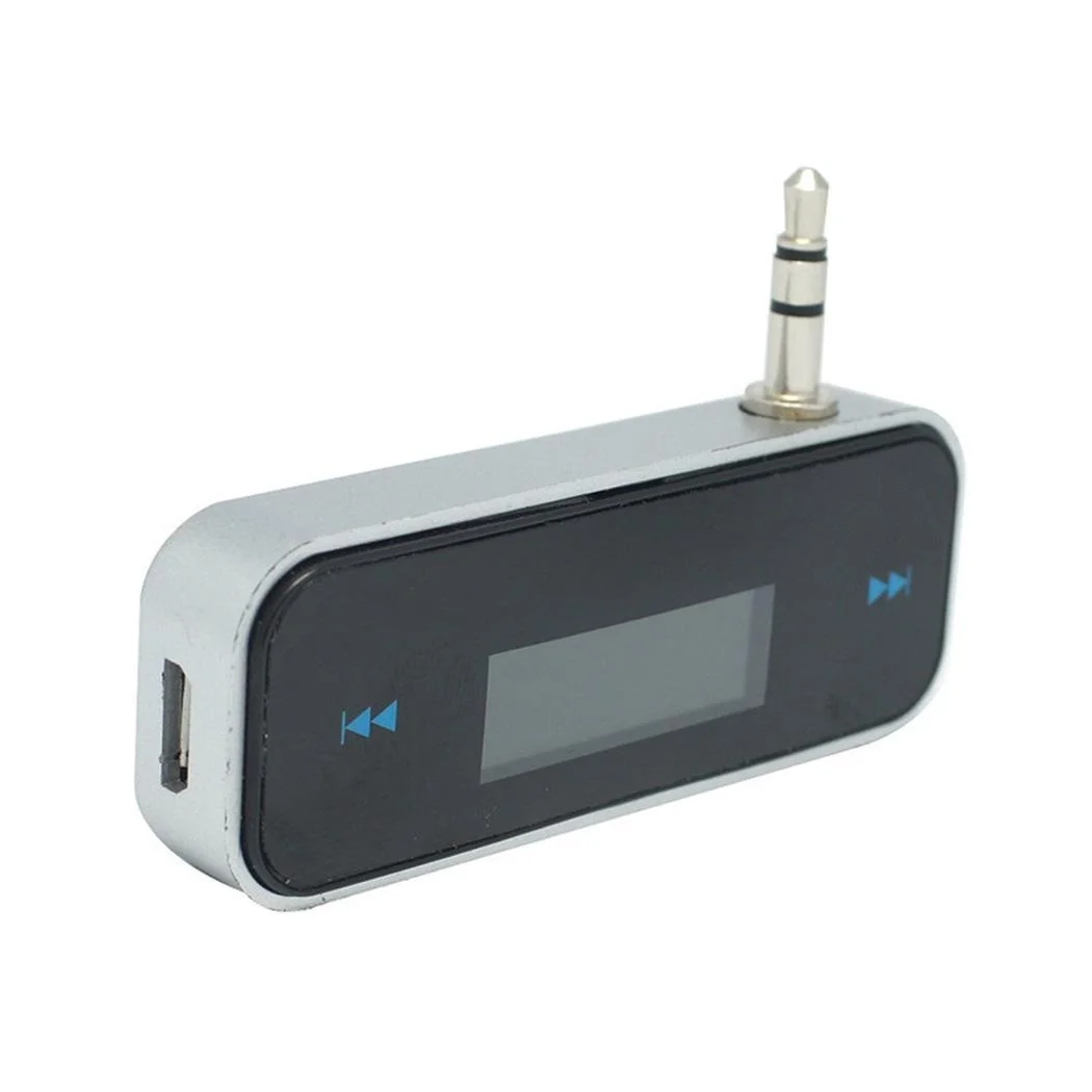 Оптовый магазин детской одежды 200 шт./лот электронный Автомобильный MP3-плеер 3,5 мм во время езды в автомобиле fm-передатчик мини-беспроводной передатчик