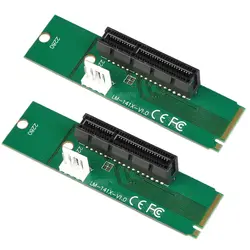 2 шт./лот M.2 NGFF SSD мужчина к PCI-e Express 4X Женский конвертер адаптер riser Card для bitcoin miner горно