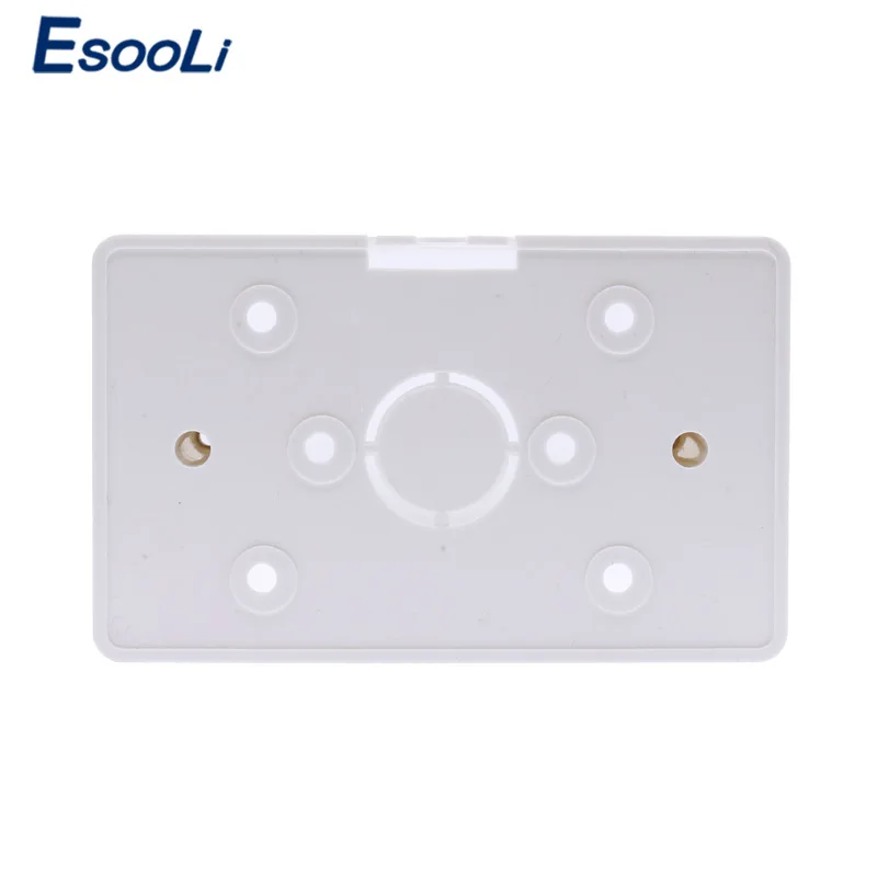 Esooli внешний монтажный ящик 117 мм* 72 мм* 33 мм для 118*72 мм контактный выключатель и usb-разъем для любого положения поверхности стены