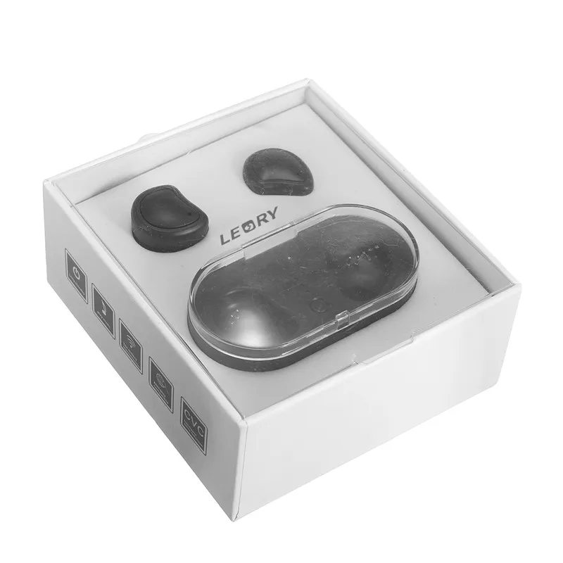 LEORY BP01 мини невидимые наушники Беспроводной bluetooth стерео наушники-вкладыши Наушники с микрофоном монофонический/бинауральные Кабриолет наушники