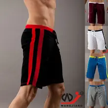 WJ Для Мужчин's рисовать-String пятый Шорты для женщин мужской быстрое высыхание тренировки Средний Шорты для женщин Для мужчин модные свободные дышащие Рубашки домашние 5 цветов