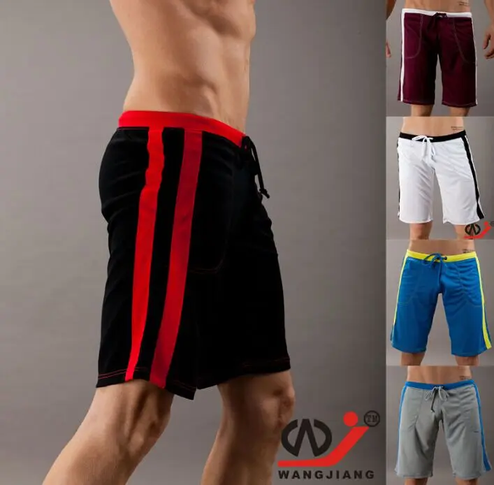 WJ Men's Draw String fifth Shorts Male Quick drying Workout Middle