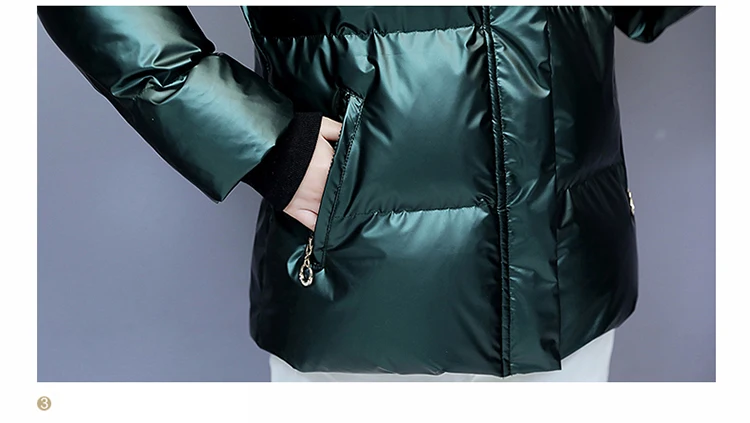 2XL короткие пуховые парки женские модные зимние пуховики пальто женские с капюшоном теплые пальто с хлопковой подкладкой женская утепленная блестящая куртка