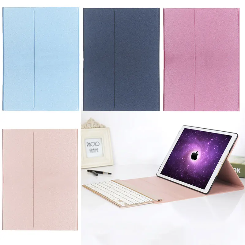 

LED Backlight Wireless Bluetooth Keyboard PU Leather Cover Case Stand Holder For Apple iPad Pro 12.9 QJY99