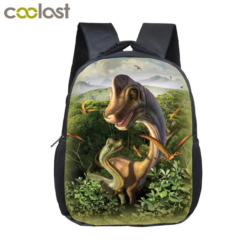 Динозавр волшебный рюкзак с принтом Дракона Для детей животные детские школьные сумки для мальчиков и девочек школьные сумки рюкзак для детского сада сумка для книг - Цвет: 12KONGLONG16