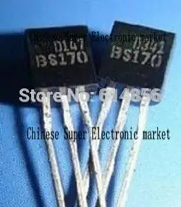 

100PCS BS170 MOSFET N-Channel 60V 50mA TO-92