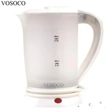 VOSOCO Electric kettle 0.5L global universal dual voltage travel electric kettle mini hot water cup portable 110V 220V 650W