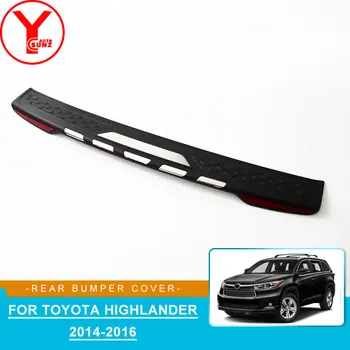 

ABS rear bumper protector For toyota highlander 2014 2015 2016 car styling bumper accessories For toyota highlander 2015 YCSUNZ