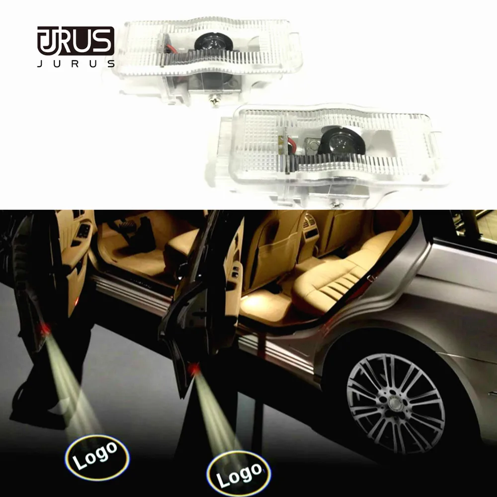 

JURUS 2PCS For Peugeot 508 408 3008 4008 5008 CRZ Car LED Door Welcome Logo Light Laser Projector Light Car Interior Lighting