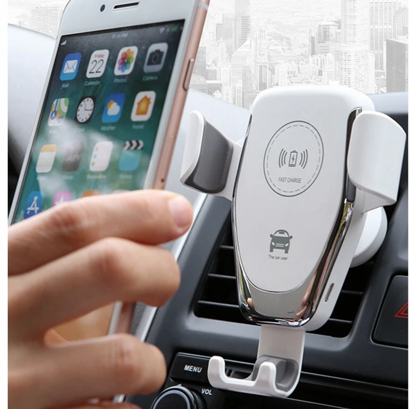 

Sindvor Qi Car Wireless Charger for iPhone Xs X 8 10W Fast Wireless Charging for Samsung Galaxy S9 S10 Car Phone Holder Charger