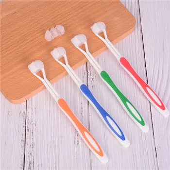 

Oral Care 3 Sided Silicone Dental Clean Toothbrush Nano Brush Safety Teeth Brush Oral Health Cleaner