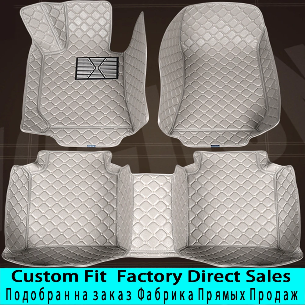 

SUNNYFOX Car floor mats for Skoda Octavia Yeti Fabia Rapid spaceback 5D heavy duty car styling carpet floor liner