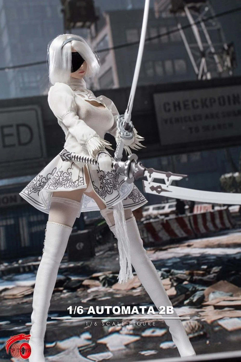 1/6 игровая фигурка 2B nier automata фигурка голова лепить комплект одежды w оружие nier 2 девушка фигурка желаний МАСКА ИГРУШКА Коллекционная без тела