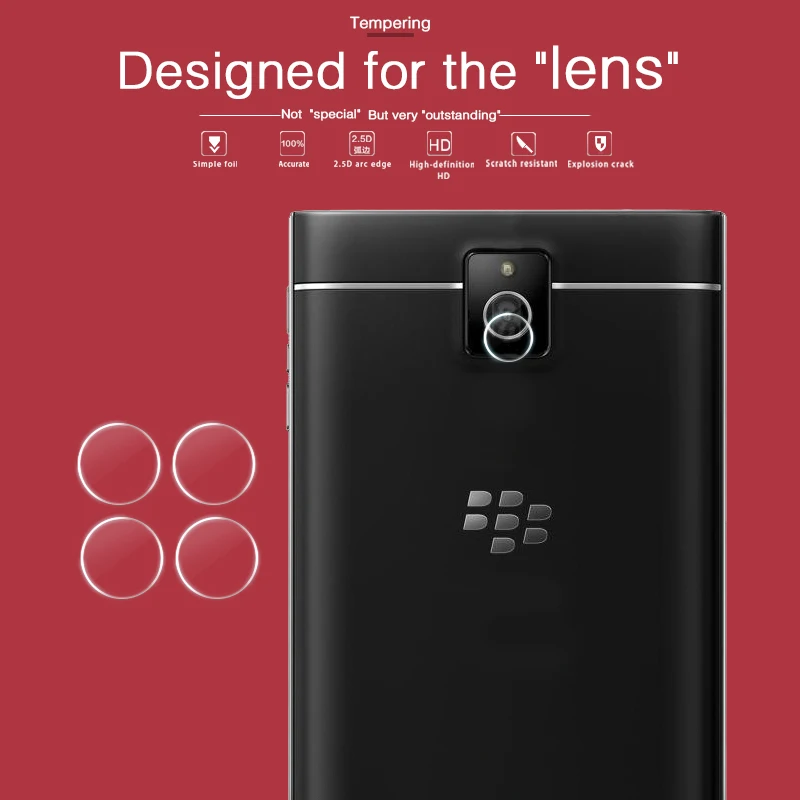 HD Задняя камера Объектив Закаленное стекло пленка для Blackberry passport q30 серебряное