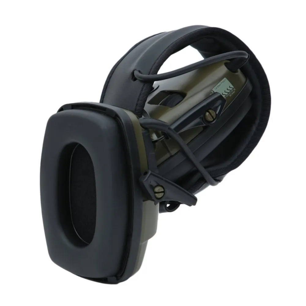 Шумоподавление Электронные Наушники NRR 22 дБ наружные наушники ударный звук защита ушей стрельба наушники тактические затычки для ушей