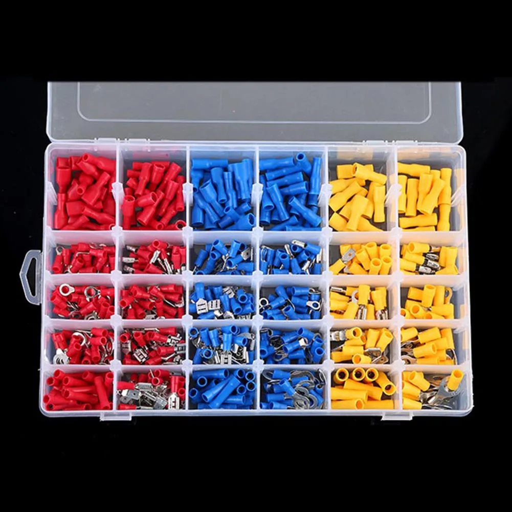 

Newest 480pcs Connection Terminal Set Cold Pressure Heat-resistant Connection Terminal Set
