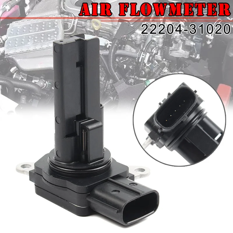 2018 1 Pcs Mass Air Flow Meter Sensor 22204 31020 Replacement Durable