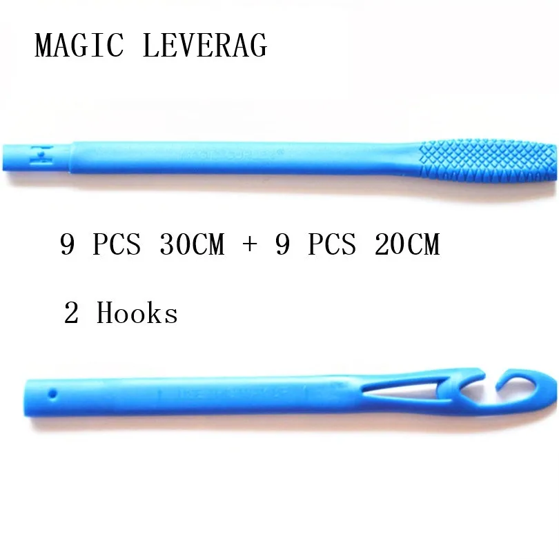

30 Pcs/Set 65cm/50cm/45cm/30cm/ Long Hair Rollers Magic Roller Magic Curler Hair Curlers Spiral Curls Styling Kit MAGIC LEVERAG