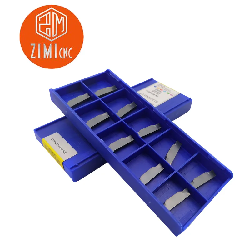 10 шт. ZTGD0404-MG YBG202 4 мм ЧПУ твердосплавный Поворотная лопасть резки и лезвие канавки высокого качества