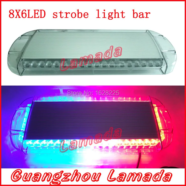 Police strobe lights 48LED strobe beacon Emergency Warning lights led