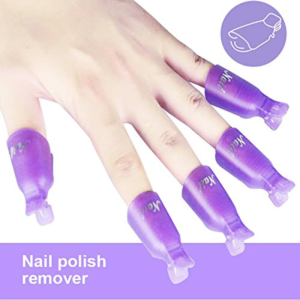 10 Pieces Reusable Toenail and Finger Gel Nail Polish