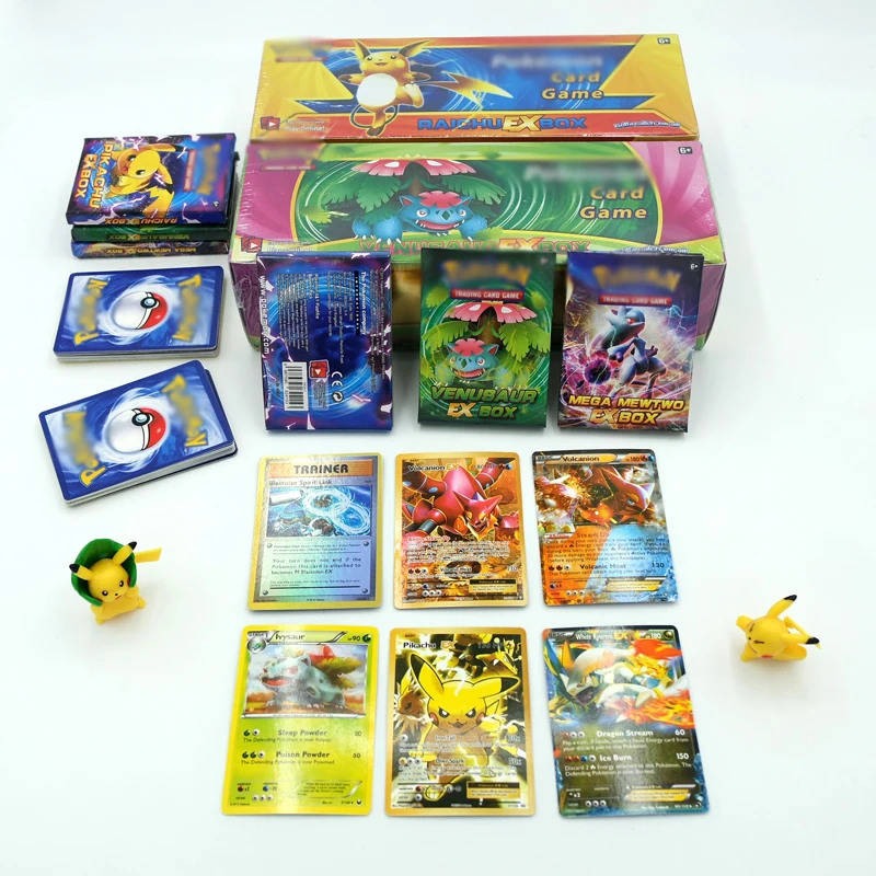 Горячая коробка Pokemon EX Cards TCG: Sun & Moon Forbidden Light Booster герметичная коробка коллекционный набор торговой карты детская игрушка подарок