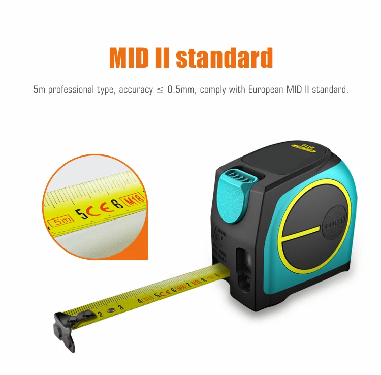 2-in-1 Digital Laser Measure with LCD Display 55 12