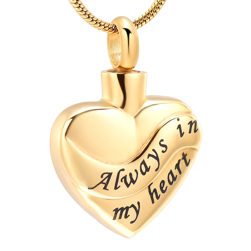 gold cremation jewelry
