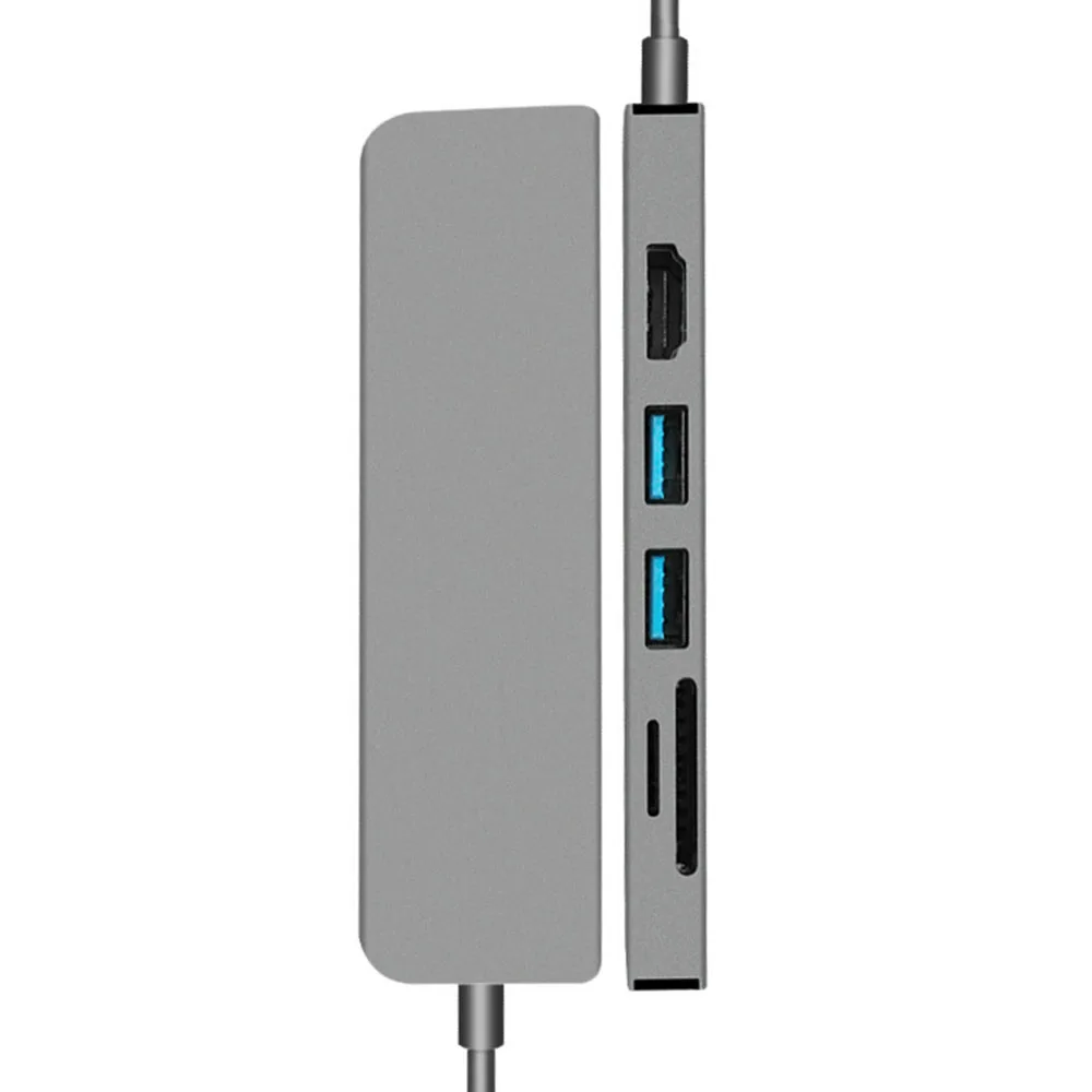 USB C док-станция для ноутбука USB 3,0 HDMI TF SD usb-хаб fealuyston для Macbook Pro hp DELL поверхность lenovo samsung док-станция