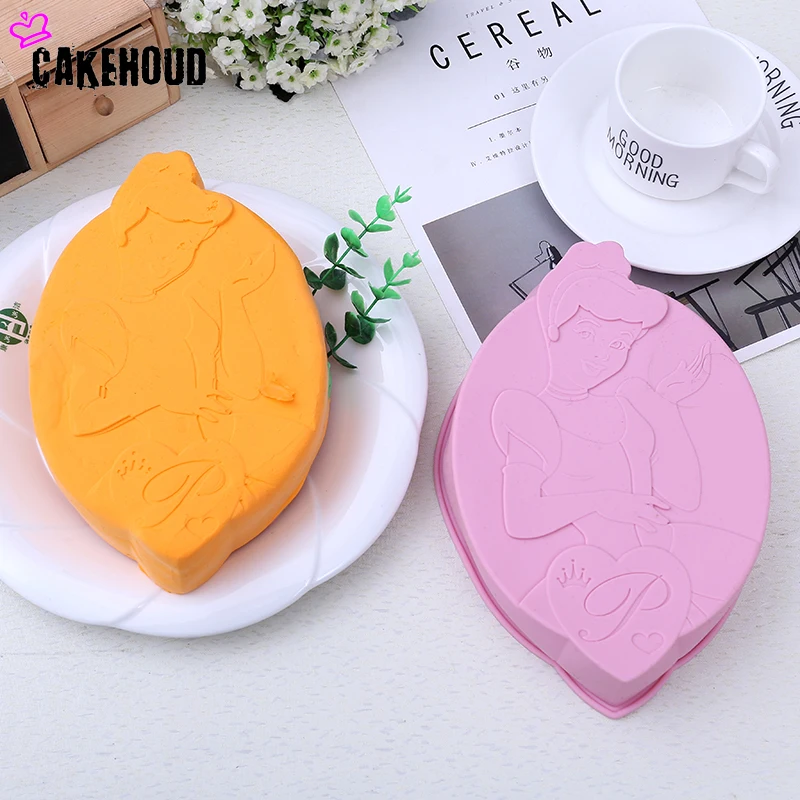 CAKEHOUD 3D мультфильм Белоснежка Принцесса помадка силиконовая форма для шоколада