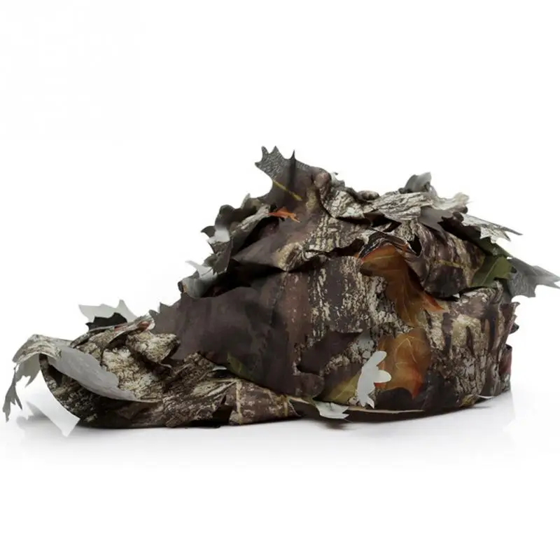 

Hot Sale Outdoor Woodland 3D Leaf Camouflage Camo Jungle Hunting Sunshade Pretend Army Helmet Hat Climbing Cap #1012