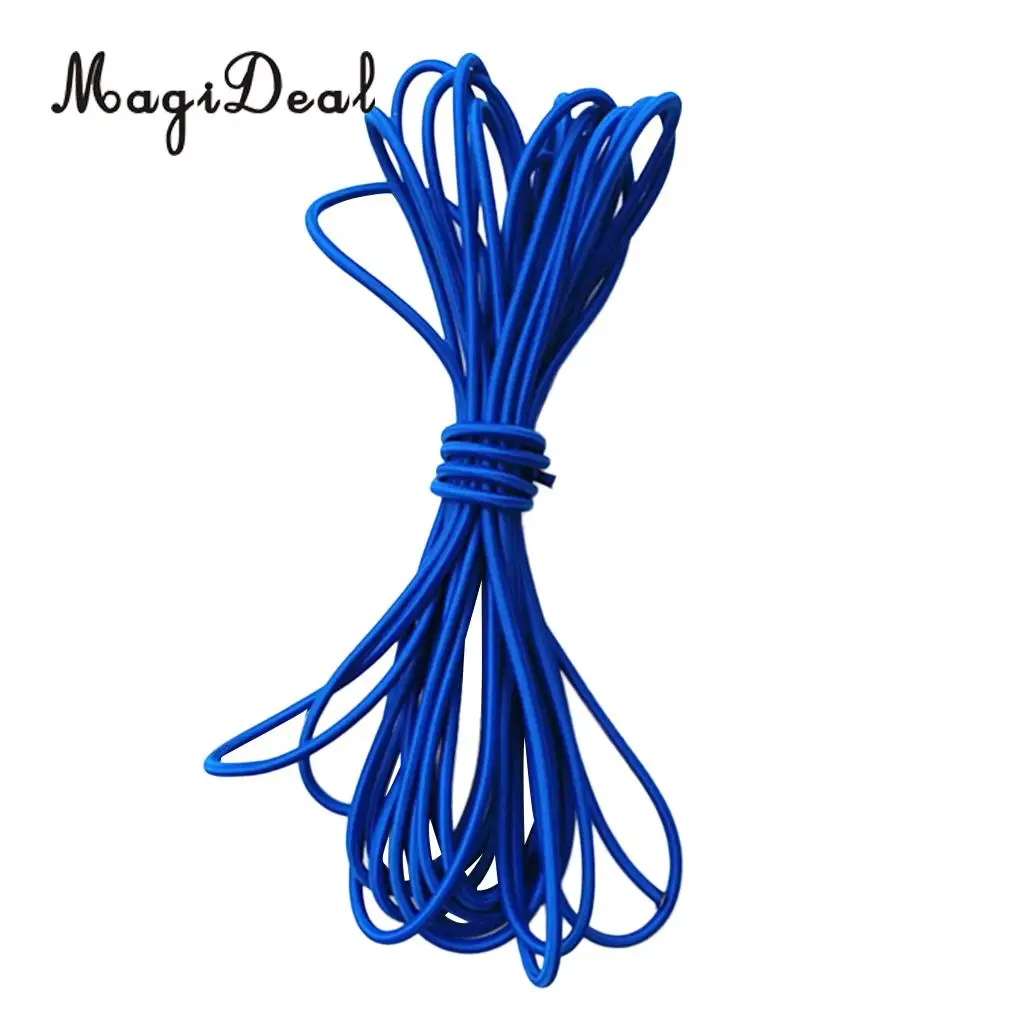 MagiDeal 5mm High Strength Durable Strong Elastic Stretch Rubber Shock Cord Tie Down Marine Boat Caravan Bungee Rope 1m-75m