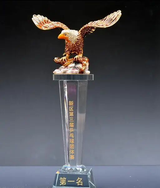 1" Выставка кристалл трофей souvenir Eagle trophy