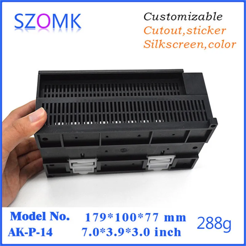 wall mount plastic din rail box instrument enclosure szomk plastic box for electronics project din rail control housing box plastic case (22).jpg