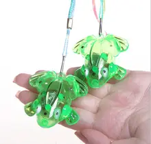 48pcs lot Frog font b LED b font Glowing Necklace Flashing Light up font b Toys