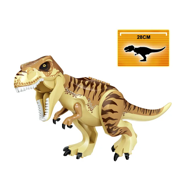 Мир Юрского периода 2 динозавра блоки игрушки динозавр индораптор Rampage At Lockwood Estate строительные блоки игрушки для детей - Цвет: Многоцветный