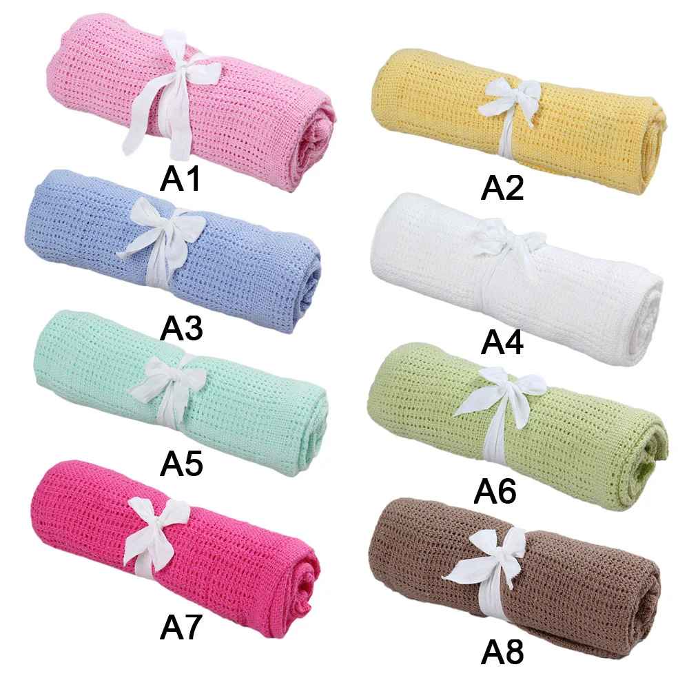 Детское одеяло s Swaddle Wrap для новорожденных кондиционер детской коляски из хлопка