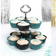 3 слоя круговой съемный прозрачная акриловая ручка металлические шаблоны подставка для пирогов и кексов отделочных работ