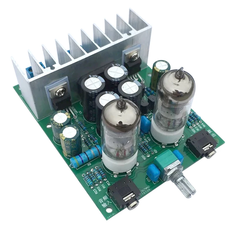 bass amp AIYIMA 6J1 Tube Preamplifier Audio Board LM1875T Power Amplifier Board 30W Preamp Bile Buffer Headphones Amplifier AMP DIY Kits plate amplifier