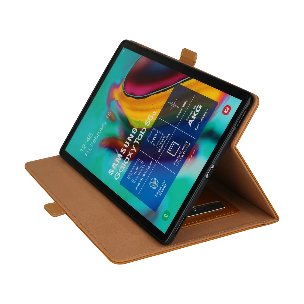 Чехол для Samsung Galaxy Tab S5e 10,5 дюймов планшет кожаный чехол с функцией подставки и держатель для карандашей для модели SM-T720/T725