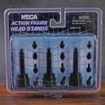 

NECA Action Figure Head Stands Accessories 6-8" Scale Display Set 3-Pack