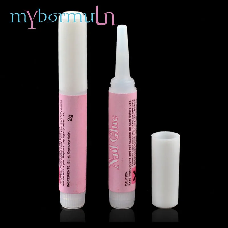 

1pcs Nail Glue Super Strong Adhesive For False Nails Beauty Gems Nail Rhinestone Makeup Gel Tips Nail Art Tool 2g 2019 newest