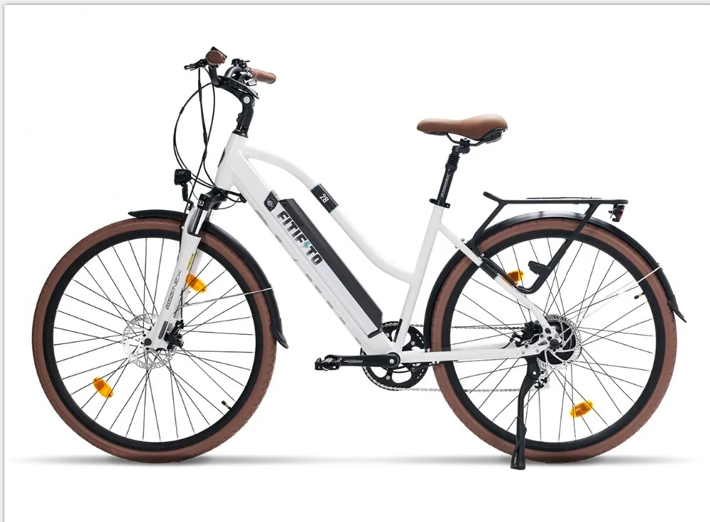 Excellent 28 "elegant Electric Bicycle For Girls Women Adopt 36 V 16ah Battery Of Lithium Of 250 Watt Motor Of High Quality Road Bike 9