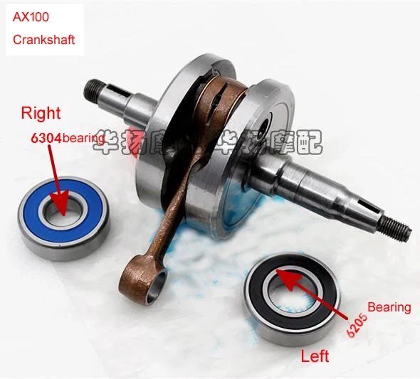 

High Quality Engine Crankshaft With Connecting Rod For 2-Stroke Suzuki AX100