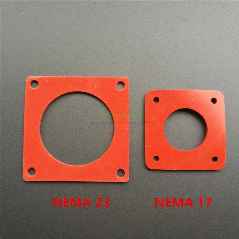 1 шт. NEMA 17/23 оранжевый шаговый двигатель силиконовый резиновый амортизатор вибрации амортизатор для ЧПУ Creatity TEVO Prusa I3 3D принтер
