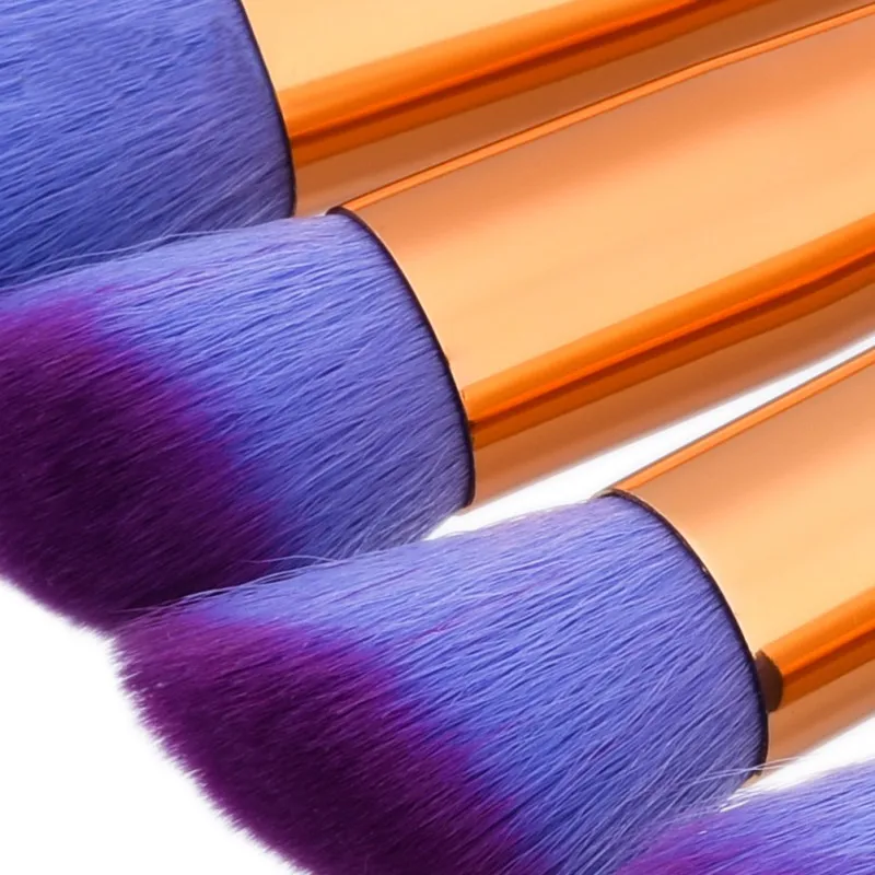 

10pcs Makeup Brushes Set Synthetic Wool Professional Foundation Brush Set Shade Eyelash Brushes Makeup Contour Kit