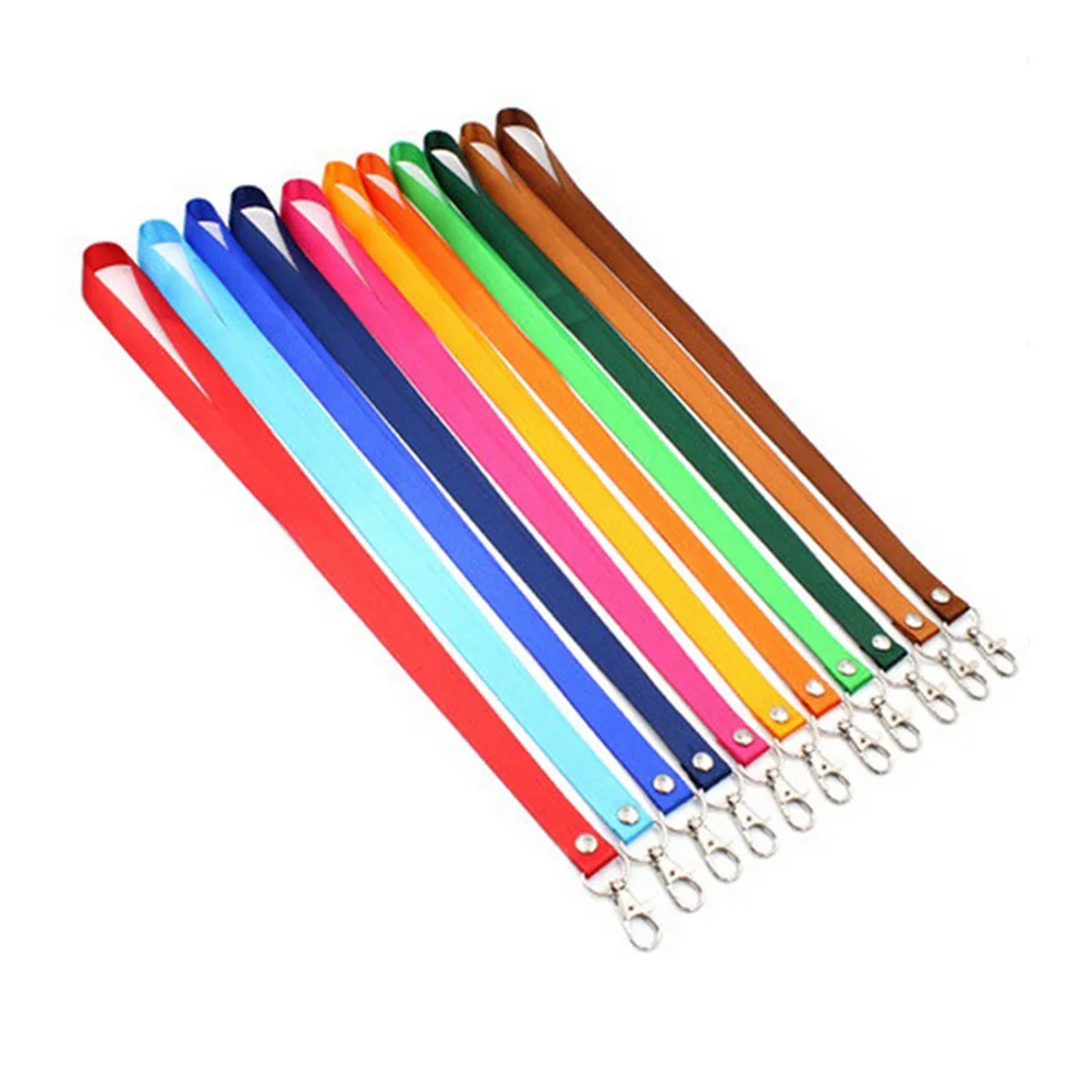 1 قطعة الرقبة الشريط الحبل السلامة الانفصال عن اسم حامل id شارة حامل مفاتيح الهاتف المحمول usb المعادن كليب