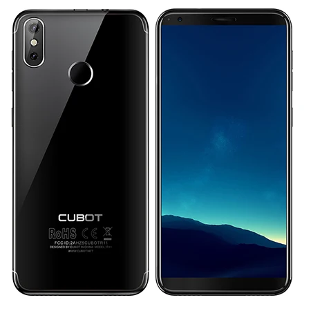 Cubot R11 телефон Dual SIM Android 8,1 5," HD+ Дисплей MT6580 4 ядра 2 ГБ+ 16 Гб пальца ID двойные задние Камера Celular 2800 mAh