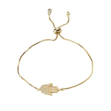 Сглаза новые модные золотые руки Хамса глаз браслет модный геометрический материал для женщин jewelry браслет повезло подарок